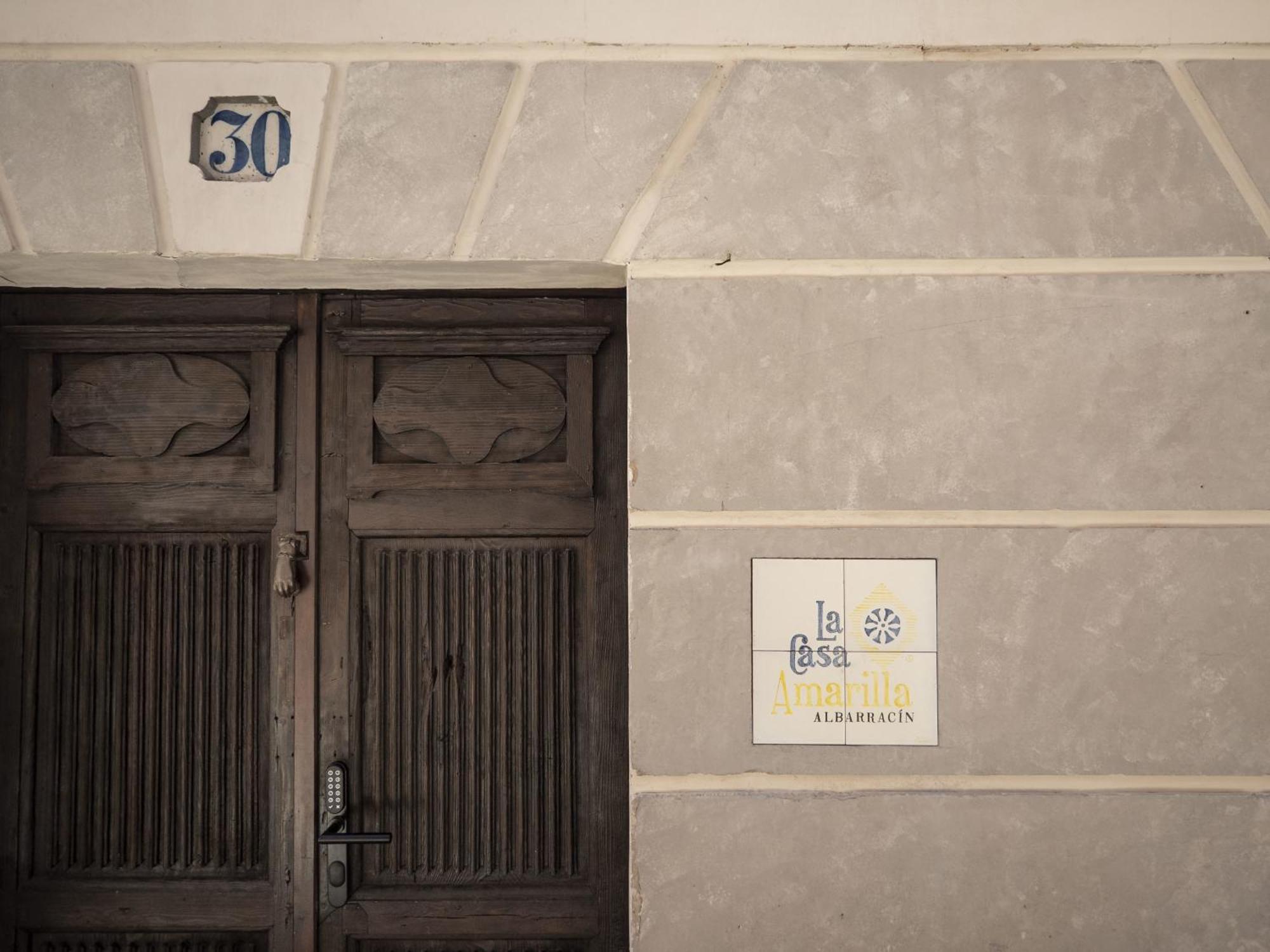 La Casa Amarilla Apartamento Enebro Albarracín Esterno foto